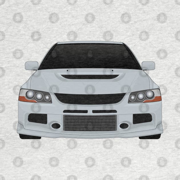 Evo IX Silver by VENZ0LIC